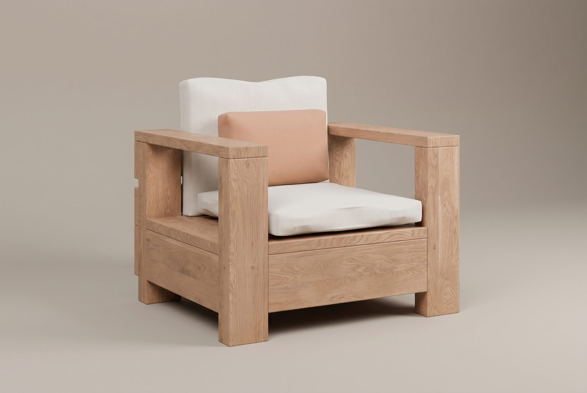 Frame Lounge Chair, front view