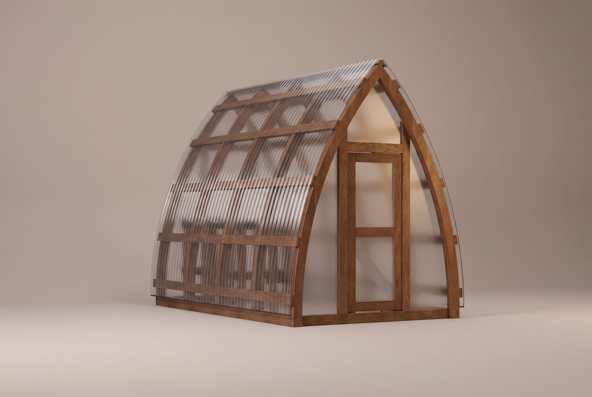 Arch Greenhouse, front view